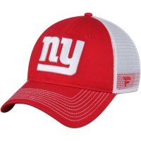 Men's New York Giants NFL Pro Line by Fanatics Branded Red/White Core Trucker II Adjustable Snapback Hat 2760003